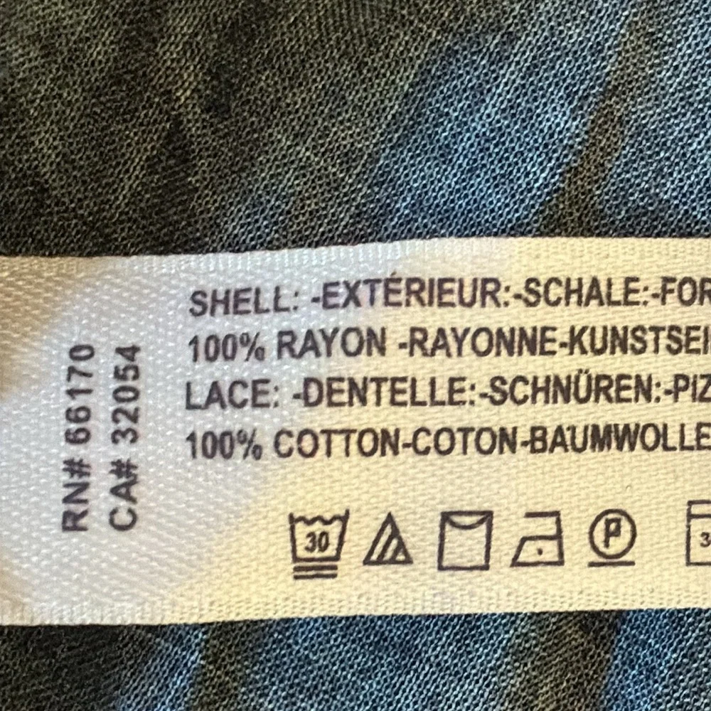 INTIMATELY FREE PEOPLE Size XS Darjeeling Printed Rayon Mini Slip Dress Boho - Picture 16 of 16